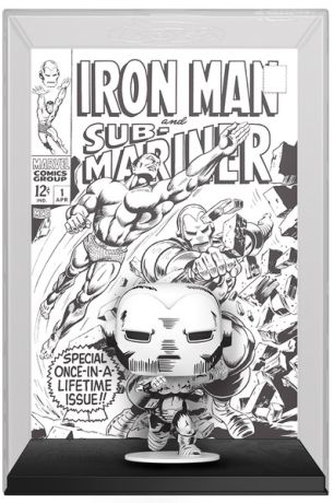 Figurine Funko Pop Marvel Comics #76 Iron Man - Comic Cover