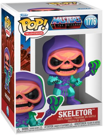 Figurine Funko Pop Les Maîtres de l'univers #1776 Skeletor - Retro Neon