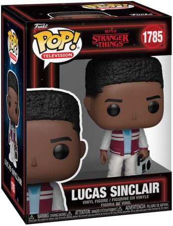 Figurine Funko Pop Stranger Things #1785 Lucas Sinclair avec chaîne stéréo
