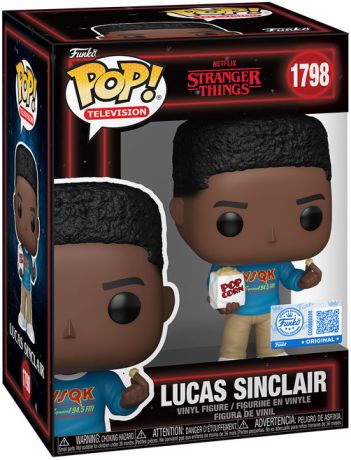 Figurine Funko Pop Stranger Things #1798 Lucas Sinclair avec Popcorn