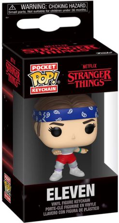 Figurine Funko Pop Stranger Things Onze avec Bandana - Porte-clés