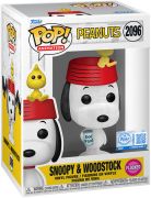 Figurine Pop Snoopy #2096 Snoopy & Woodstock - Flocked
