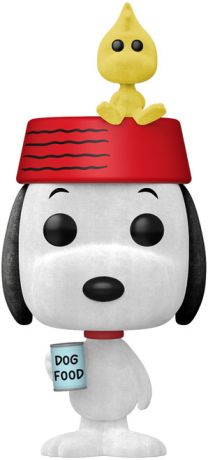 Figurine Funko Pop Snoopy #2096 Snoopy & Woodstock - Flocked