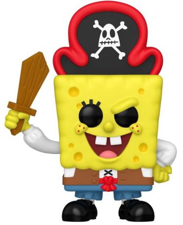Figurine Funko Pop Bob l'Eponge #1938 Bob l'éponge (un pour tous, tous pirates !)