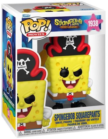 Figurine Funko Pop Bob l'Eponge #1938 Bob l'éponge (un pour tous, tous pirates !)