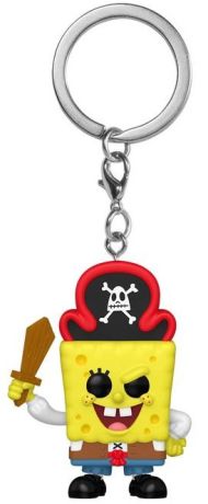 Figurine Funko Pop Bob l'Eponge Bob l'éponge (un pour tous, tous pirates !) - Porte-clés