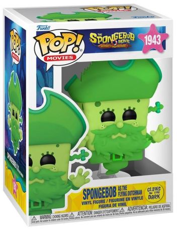 Figurine Funko Pop Bob l'Eponge #1943 Bob l'éponge (un pour tous, tous pirates !) - Glow in the Dark