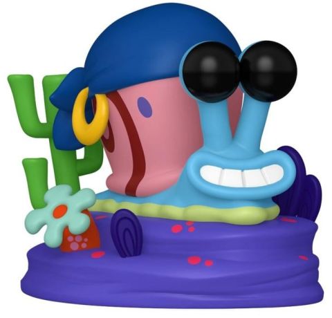 Figurine Funko Pop Bob l'Eponge #1940 Gary (un pour tous, tous pirates !)