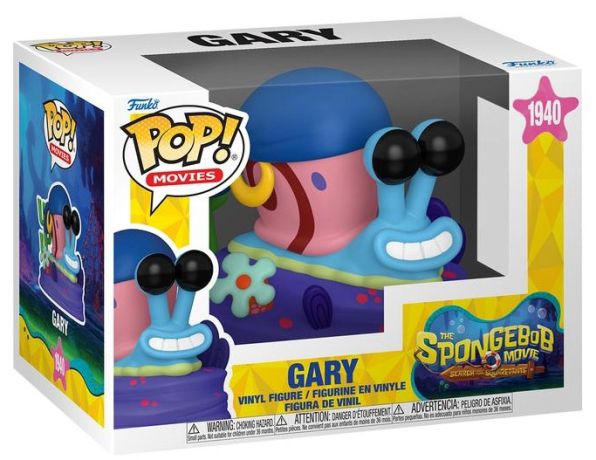 Figurine Funko Pop Bob l'Eponge #1940 Gary (un pour tous, tous pirates !)