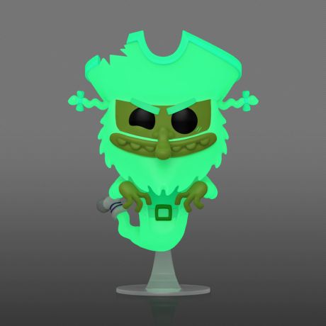 Figurine Funko Pop Bob l'Eponge #1944 Hollandais Volant (un pour tous, tous pirates !) - Glow in the Dark
