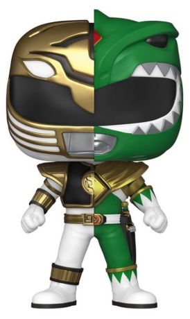 Figurine Funko Pop Power Rangers #1750 Ranger Vert / Blanc