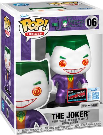 Figurine Funko Pop DC Comics #06 Le Joker - Métallique