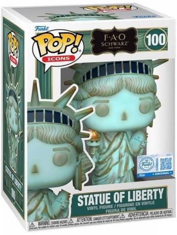Figurine Funko Pop Icônes de Pub #100 Statue de la Liberté