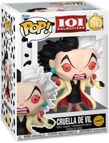 Figurine Funko Pop Les 101 Dalmatiens [Disney] #1663 Cruella d'Enfer [Chase]