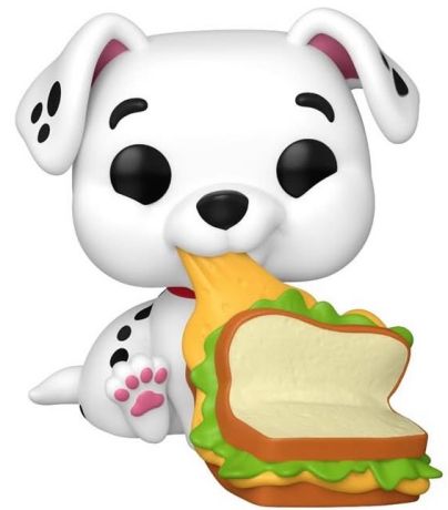 Figurine Funko Pop Les 101 Dalmatiens [Disney] #1685 Rolly avec Sandwich Fromage