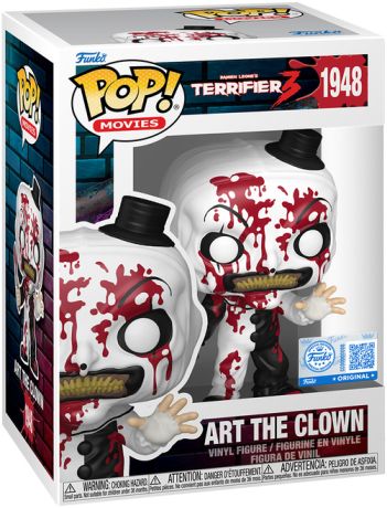 Figurine Funko Pop Terrifier #1948 Art le Clown - Ensanglanté