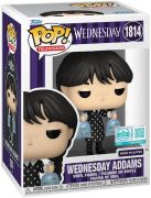 Figurine Pop Mercredi #1814 Mercredi Addams avec Piranha