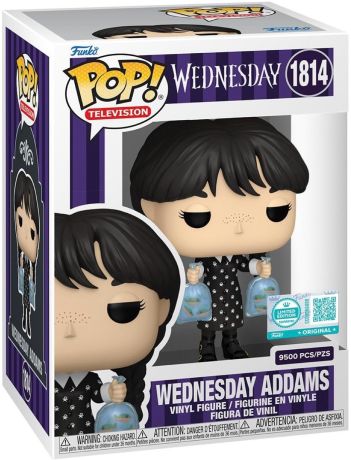 Figurine Funko Pop Mercredi #1814 Mercredi Addams avec Piranha