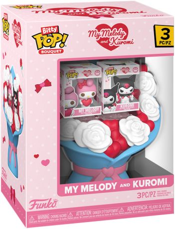 Figurine Funko Pop Sanrio My Melody & Kuromi Bouquet (Saint-Valentin) - Pack