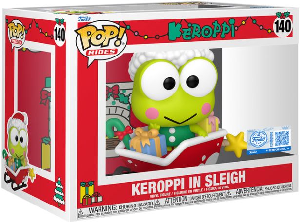 Figurine Funko Pop Sanrio #140 Keroppi dans son traîneau
