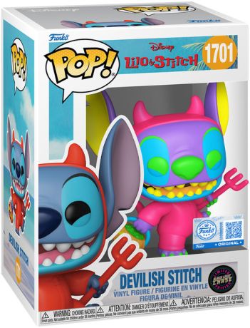 Figurine Funko Pop Lilo et Stitch [Disney] #1701 Stitch Démon [Chase]