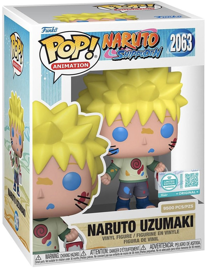 Funko Pop! Porte-clés : Naruto Uzumaki – Naruto Uzumaki avec nouilles – Mini figurine à collectionner – Idée cadeau – Marchandise officielle – Fans d'anime – Décoration de sac à dos