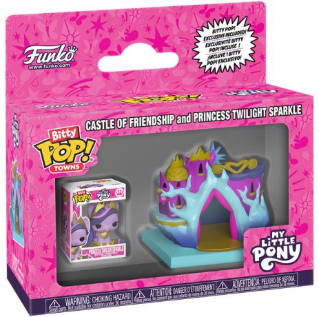Figurine Funko Pop Vendredi 13 Princesse Twilight Sparkle et Château de l'amitié - Bitty Pop
