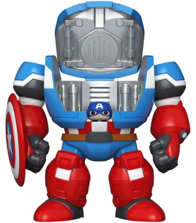 Figurine Funko Pop Marvel What If...? Captain America Mech - Bitty Bot