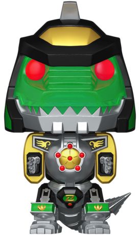 Figurine Funko Pop Power Rangers Dragonzord avec Ranger Vert - Bitty Bot