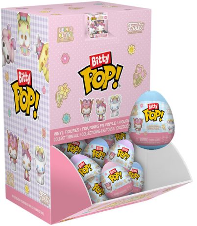 Figurine Funko Pop Sanrio Boîte Mystère Bitty Pop Hello Kitty (Œuf de Pâques)