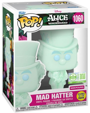 Figurine Funko Pop Alice au Pays des Merveilles [Disney] #1060 Chapelier fou - Glow in the Dark