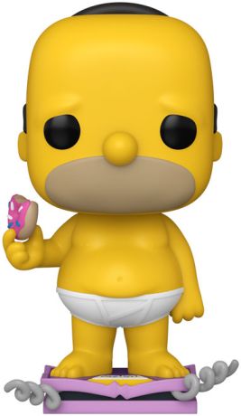 Figurine Funko Pop Les Simpson #1841 Homer sur la balance