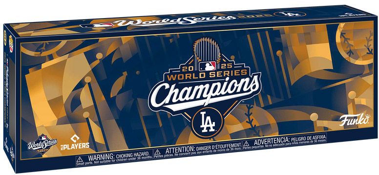 Figurine Funko Pop MLB : Ligue Majeure de Baseball Los Angeles Dodgers 2025 MLB World Series Champions - Pack