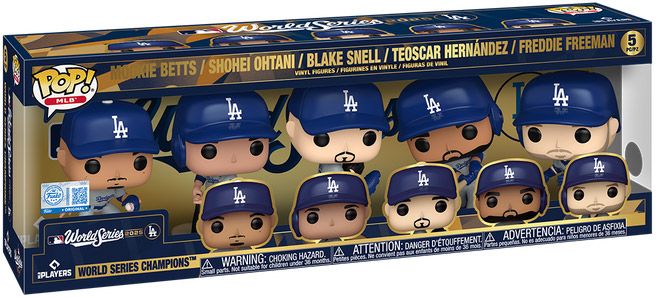 Figurine Funko Pop MLB : Ligue Majeure de Baseball Los Angeles Dodgers 2025 MLB World Series Champions - Pack