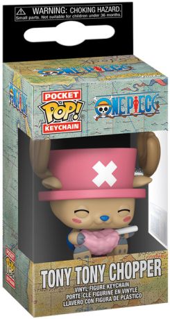 Figurine Funko Pop One Piece Tony Tony Chopper (avec barbe à papa) - Porte-clés