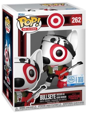 Figurine Funko Pop Icônes de Pub #262 Bullseye en Eddie Munson
