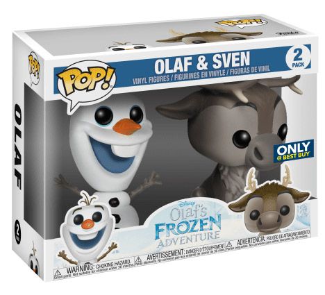 Figurine Funko Pop La Reine des Neiges [Disney] #00 Olaf & Sven - 2 pack