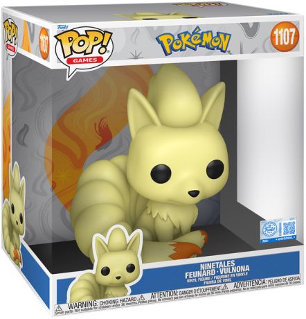 Figurine Funko Pop Pokémon #1107 Ninetales - Feunard - Vulnona - 25 cm