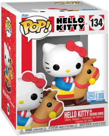 Figurine Funko Pop Sanrio #134 Hello Kitty sur Cheval à Bascule