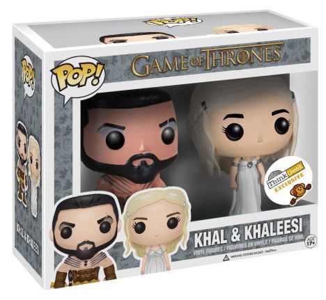 Figurine Funko Pop Game of Thrones Khal & Khaleesi - 2 Pack