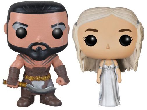 Figurine Funko Pop Game of Thrones Khal & Khaleesi - 2 Pack