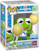 Figurine Pop Les Muppets #1696 Bébé Kermit - Flocked