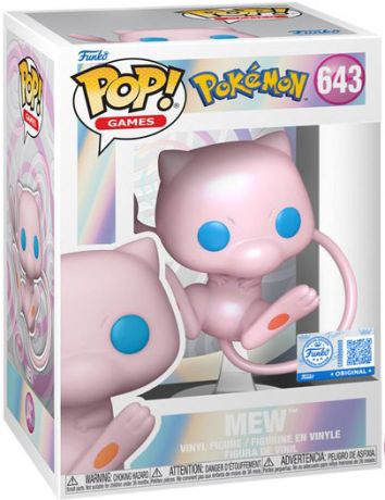 Figurine Funko Pop Pokémon #643 Mew - Nacré