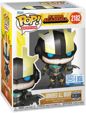 Figurine Funko Pop My Hero Academia #2182 All Might Armure - Métallique