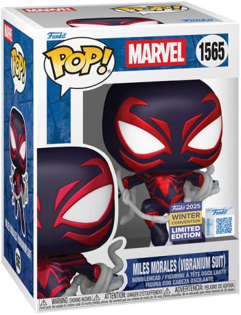 Figurine Funko Pop Marvel Comics #1565 Miles Morales (Vibranium costume)