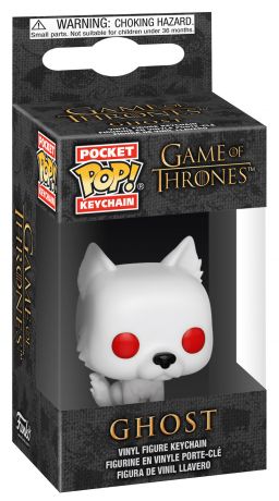 Figurine Funko Pop Game of Thrones Fantôme - Porte-clés