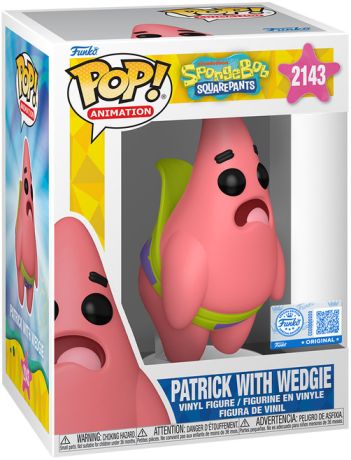 Figurine Funko Pop Bob l'Eponge #2143 Patrick (short remonté dans les fesses)