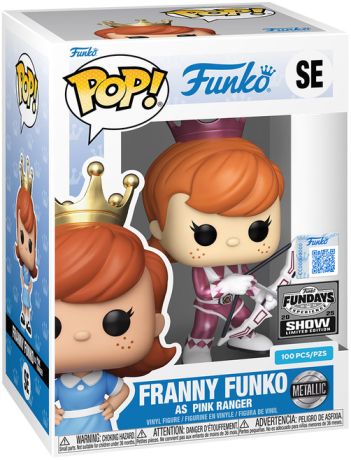Figurine Funko Pop Franny Funko Franny Funko en Ranger Rose - Métallique