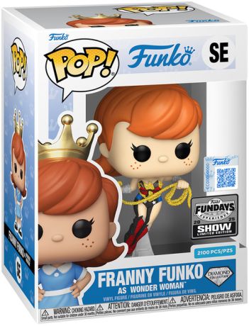 Figurine Funko Pop Franny Funko Franny Funko en Wonder Woman - Diamant