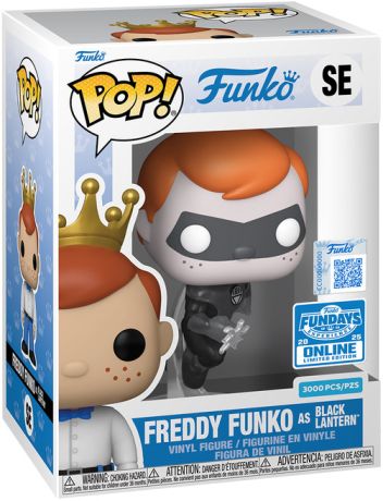 Figurine Funko Pop Freddy Funko Freddy Funko en Black Lantern - Translucide